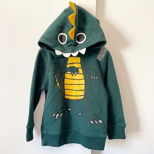 Gap Dinosaur Hoodie Green Toddler